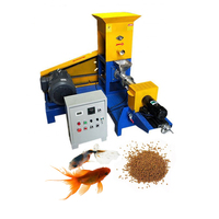 Floating Fish Feed Machine Small Animal Catfish Food Making Extruder Floating Fish Feed Pellet Machine