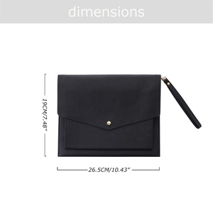 Yihe Tốt Nhất Bán 8-Màu Sỏi Da Ví Lớn Túi Tài Liệu Với Vòng Tay Có Sẵn Cho iPad/Notepad/Máy Tính Bảng Bìa & Trường Hợp - Product Image 4