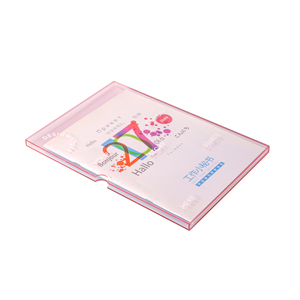 Porta Revistas de Plástico Transparente Rosa, Funda Acrílica para Libros, Cubierta Acrílica para Libros - Product Image 5
