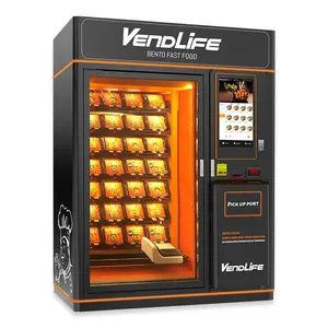 Vendlife Aangepaste Voedingswaarde Maaltijd Vendor Machine Automatische Fast Food Hot Voedsel Magnetron Automaat In Transportband Levering