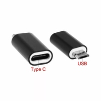 Konektor adaptor tipe-c USB 3.1 Female ke Micro USB Male, konektor adaptor untuk pengisian daya konverter