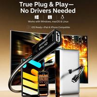 Brandneuer Biaze Typ-C zu USB-Adapter 4K60Hz USB-C für MacBook/iPad/iPhone/Laptop Thunderbolt 4/5 Plug & Play