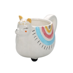 Vente chaude Bonne Qualité OEM Blanc Dolomite En Céramique Tasse À <span class=keywords><strong>Café</strong></span> Tasse de Lait Avec <span class=keywords><strong>Alpaga</strong></span> Forme - Product Image 6