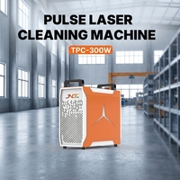 Nouvelle machine de nettoyage au laser pulsé portable 300W, source laser JPT, système de refroidissement par air, élimination industrielle de la rouille, de la peinture et de l'oxyde pour le bois