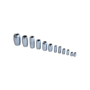 Plomada de hierro galvanizado sin plomo, giratoria, de cilindro hueco, ecológica, resistente a la corrosión, de alta resistencia para redes de pesca en río. - Product Image 4