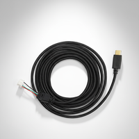 Câble audio de remplacement Type-C en cuivre OFC tressé de 2,5 m pour casque de jeu ASUS ROG Delta S, Plug and Play, sans soudure, réparation DIY