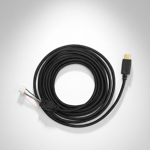 Câble <span class=keywords><strong>audio</strong></span> de remplacement Type-C en cuivre OFC tressé de 2,5 m pour <span class=keywords><strong>casque</strong></span> de jeu ASUS ROG Delta S, Plug and Play, sans soudure, réparation DIY - Product Image 2