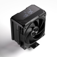 Refroidisseur CPU Zeromaster 6 caloducs à roulement fluide avec affichage numérique, ventilateur silencieux pour processeur Intel pour boîtier d'ordinateur OEM