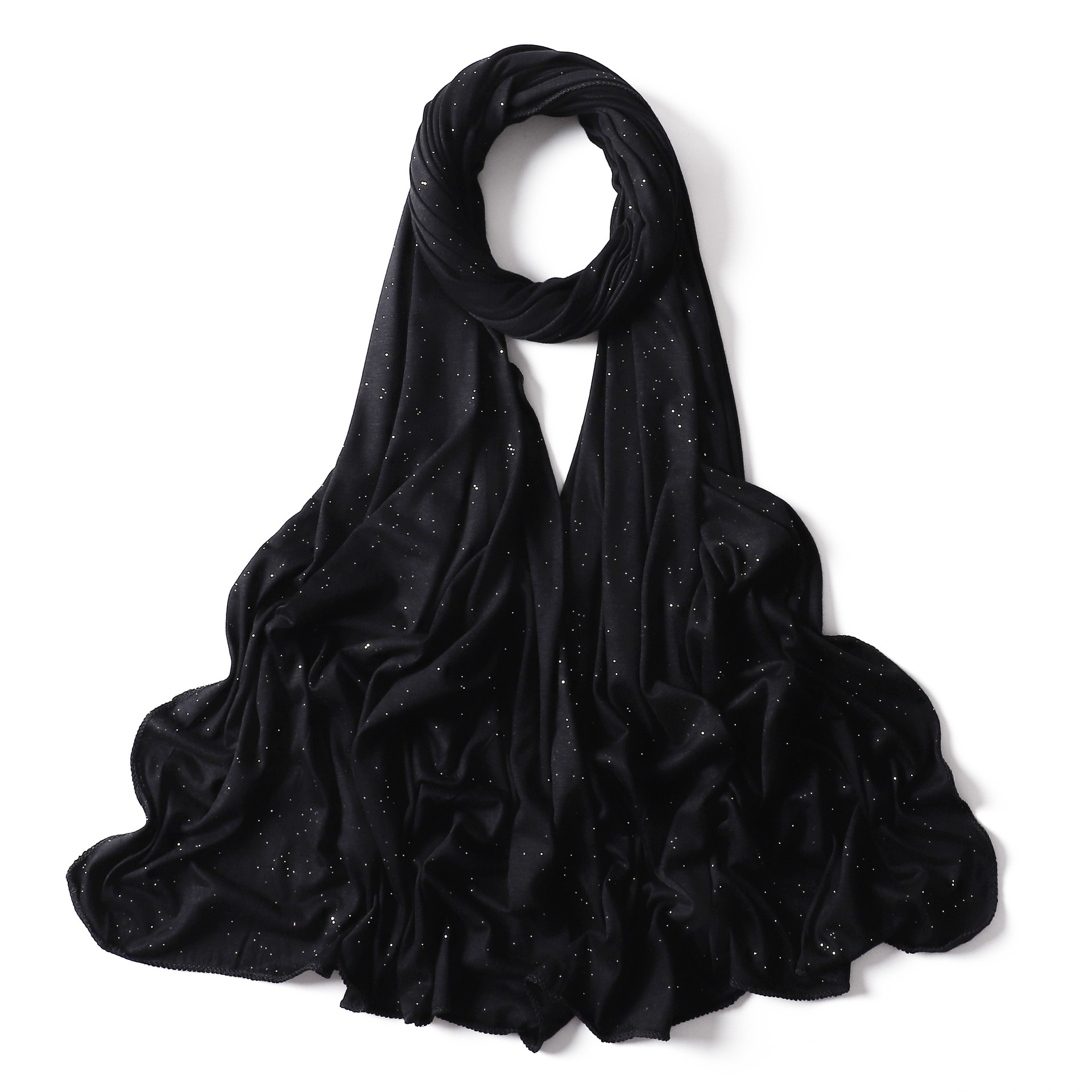 glitter jersey head scarf