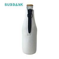 Subbank En gros : Gobelets isothermes en nylon vierges de 12 oz avec fermeture éclair, personnalisables par sublimation, pour canettes et bouteilles de bière