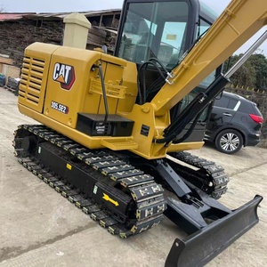 日本で使用されたキャタピラー305.5E2掘削機、5.5トンミニショベル、エンジン、ギアボックス、ポンプ、アタッチメント付き、2020-2024年式、5955mm半径 - Product Image 4