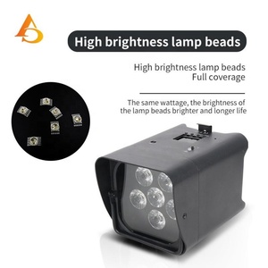 AICPOSE Projecteur LED PAR 6-en-1 RVBW-UV 18W sur batterie, lot de 6 - Product Image 4