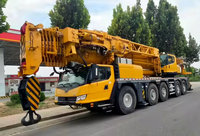 Grue tout-terrain XCA120G7-1H de 120 tonnes, portée 30 m, flèche 60 m, la mieux notée pour l'installation et l'entretien de turbines éoliennes
