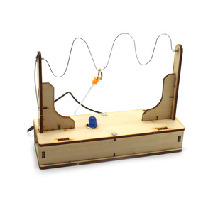 Kit de experimentos de física de madera para niños, juguete educativo STEM de ciencia, modelo de forma geométrica de control manual, 7-9 años - Product Image 3