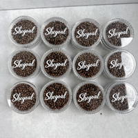 Perles de micro-liens en cuivre sans silicone, respectueuses de la peau, pour extensions de cheveux, micro-tubes pour salon de coiffure, 2,5 mm