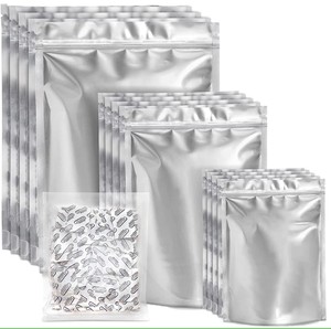 3.5g X50ワラビーアルミホイルマイラーバッグ酸素吸収材ジッパー米国製食品保存用ビニール袋 - Product Image 1