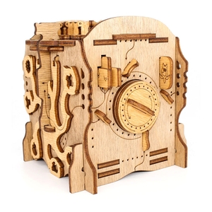 กล่องลับยี่ห้อ YUESHEN รุ่น IDventure กล่องปริศนาไม้ 3 มิติ รูปเรือนาตูลัสของกัปตันนีโม ชิ้นส่วนกลไกทำจากไม้ ผลิตด้วยเครื่อง CNC - Product Image 3