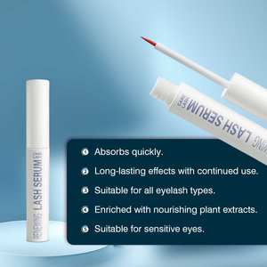 ओम प्राकृतिक मॉइस्चराइजिंग लंबे समय तक चलने वाले हाइकर को सक्रिय करने वाले लंबे समय तक पलक और भौं विकास सीरम - Product Image 6
