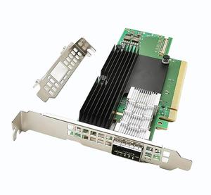 Carte d'interface réseau Ethernet haute performance à double port 100GbE QSFP56 PCIe Gen4 X16 pour serveurs de centre de données "MCX653106A-ECAT - Product Image 3