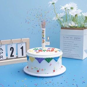 Velas de Cumpleaños Creativas con Sorpresa, Cilíndricas, Musicales, con Confeti, Decoraciones para Pastel para Fiestas y Celebraciones - Product Image 3