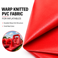 Tela de PVC Tejida por Urdimbre 1000D 20x20 Roja Festiva Resistente a Tormentas para Eventos de Marca