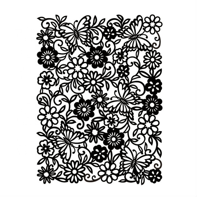 22901-22906 A4 Stainless Embossing Folder Stencils for Painting DIY Scrapbooking Card Making