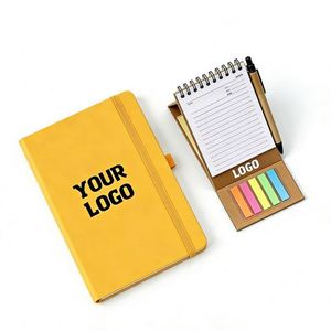 Notebooks Office Supplies Gift Stationery Business Promotion Pu Leather Wholesale A6 Notebook Custom Promotional Gifts - Product Image 1