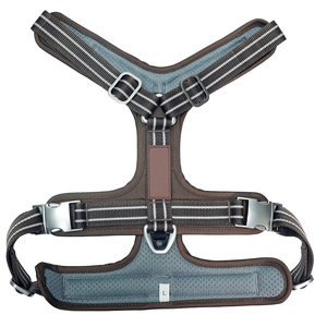 Harnais léger pour chien de type yoke pour chiens de taille moyenne à grande, harnais gilet respirant en nylon à libération rapide avec aluminium de qualité supérieure - Product Image 1