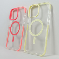 Coque de téléphone magnétique antichoc transparente pour iPhone 16 E 15 Pro Max 14 13 XS étuis étanches en vrac pour téléphone en gros pour Samsung A26
