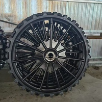 Transplanteur de riz à grande vitesse Zhipeng, roue pleine en caoutchouc naturel, diamètre 950 mm, garantie 2 ans, longue durée de vie