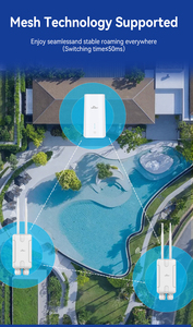 Ax3000 ngoài trời Wifi 6 Repeater Long Range điểm truy cập với Gigabit quang SFP cổng hỗ trợ liền mạch chuyển vùng - Product Image 4