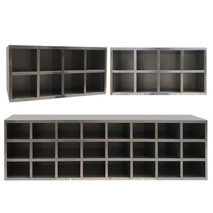Armario para Zapatos de Acero Inoxidable 304 Hengjiang, de Una o Dos Caras, Sin Puertas, para Uso en Laboratorios y Oficinas - Product Image 5