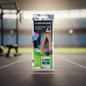 Cinta de kinesiología Dunlop para tobillo, precortada, 4 unidades, 5x15cm, 5x30cm, cinta elástica - Product Image 3