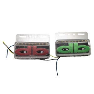 Pièces d'éclairage de camion de haute qualité, feux latéraux LED en forme d'œil de camion, rouge, blanc, bleu, vert, jaune, universels pour camions et remorques - Product Image 3