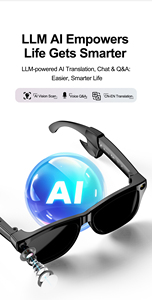Gafas Inteligentes con IA, Cámara HD de 8MP, Control por Voz y Táctil, Cambio de Color, Transparentes, con Traductor - Product Image 2