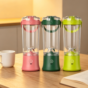 Workout <b>Smoothies</b> <b>Bottle</b> 600ml <b>Smoothie</b> Blender USB Rechargeable Juicer Cup Portable Electric for Fresh Fruit and Veggie Drinks - Product Image 5