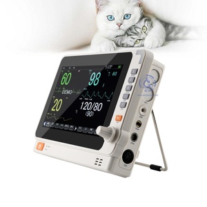 Monitoraggio veterinario dei segni vitali <span class=keywords><strong>Multipara</strong></span> Etco2 <span class=keywords><strong>Monitor</strong></span> portatile per veterinari <span class=keywords><strong>Monitor</strong></span> Multi Vet da ospedale per animali domestici - Product Image 1