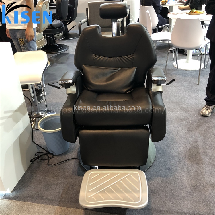 Kisen Luxury Takara Belmont Electric Black Barber Chair