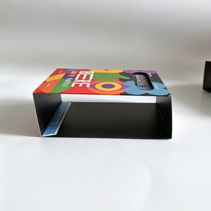 Emballage personnalisé en papier coloré de style mode avec bande décorative haut de gamme - Product Image 2