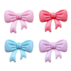 Phim Hoạt Hình Sáng Bow DIY Nhựa Phụ Kiện Điện Thoại Di Động Trường Hợp Tủ Lạnh Điện Thoại Di Động Chủ Vá Tóc Phụ Kiện Thủ Công - Product Image 5