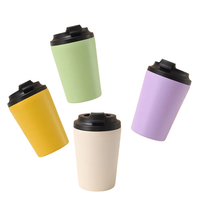 Mug de voyage personnalisé avec logo, design moderne, double paroi en acier inoxydable, isolation sous vide, mug sport