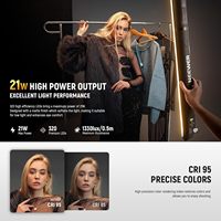 Neewer Basic 21w Tube LED Portable 35.5"/90cm, Éclairage Vidéo Gonflable Bicolore en TPU, 2700-6500k 1300lux 12