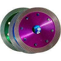 Lame de scie diamantée soudée au laser 4 4,5 7 9 12 14 pouces pour béton armé, pierre, asphalte, coupe agressive, longue durée de vie