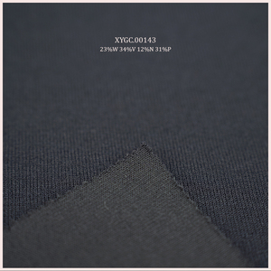 Tissu de vêtement Double face en tricot mélangé de <span class=keywords><strong>laine</strong></span> mérinos fine à séchage rapide respirant adapté au costume de pantalon habillé - Product Image 4