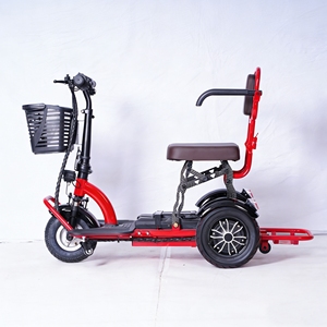 Triciclo Eléctrico <span class=keywords><strong>Plegable</strong></span> Holladay de 400W y 48V, E-<span class=keywords><strong>Trike</strong></span> Portátil para Desplazamientos Urbanos Diarios, Scooter Eléctrico de 3 Ruedas - Product Image 3
