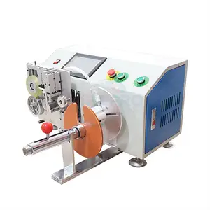 HB-M02 Automatic nylon cable tie machine wire measuring cutting binding tying spool coil winding machine with meter counting