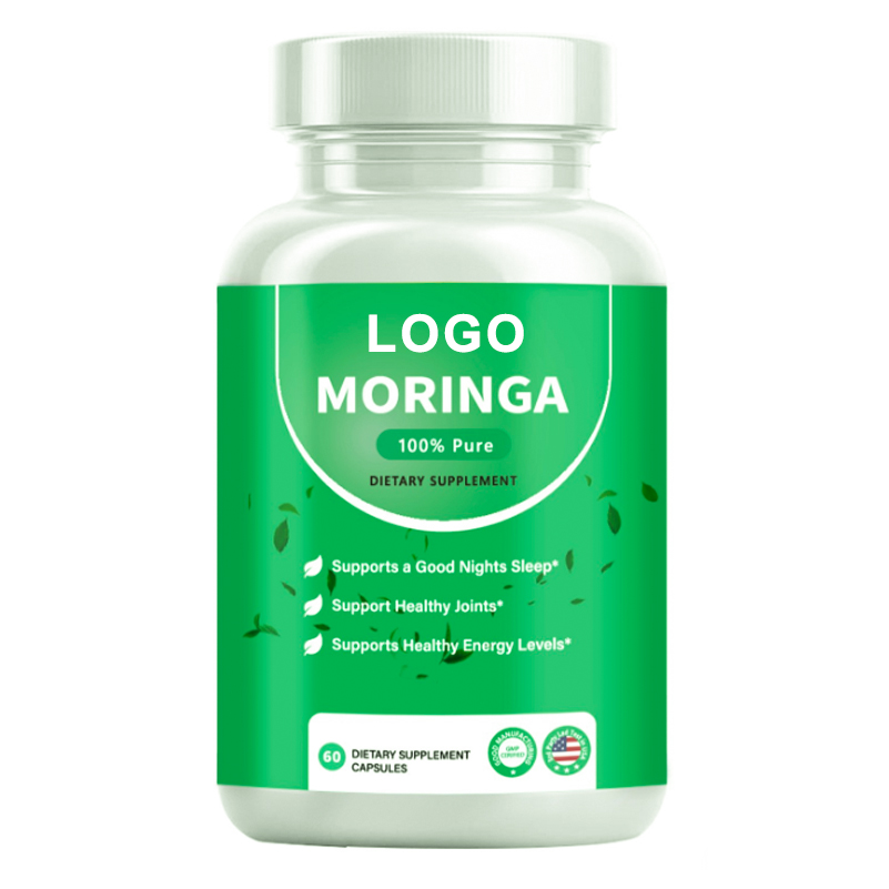 GMP Сертифицированный экстракт Moringa капсулы суперпищевой иммунитет, травяная энергетическая добавка для оптовой продажи