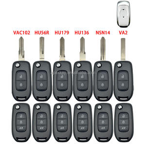 Coque de clé de voiture pliable à 2/3 boutons pour Renault Megane 3 Dacia Duster Kadjar Captur Symbol FCC ID:CWTWB1G767 - Product Image 1