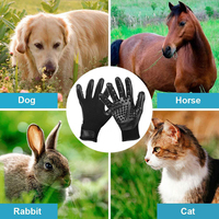 Gants de nettoyage personnalisés Kit de peignage à la main lavage animal de compagnie Gog chat gant de toilettage