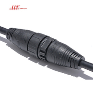 LLT M25 DC AC 4pin IP67 IP65 Connecteur de câble de lumière LED à vis étanche pour ebike